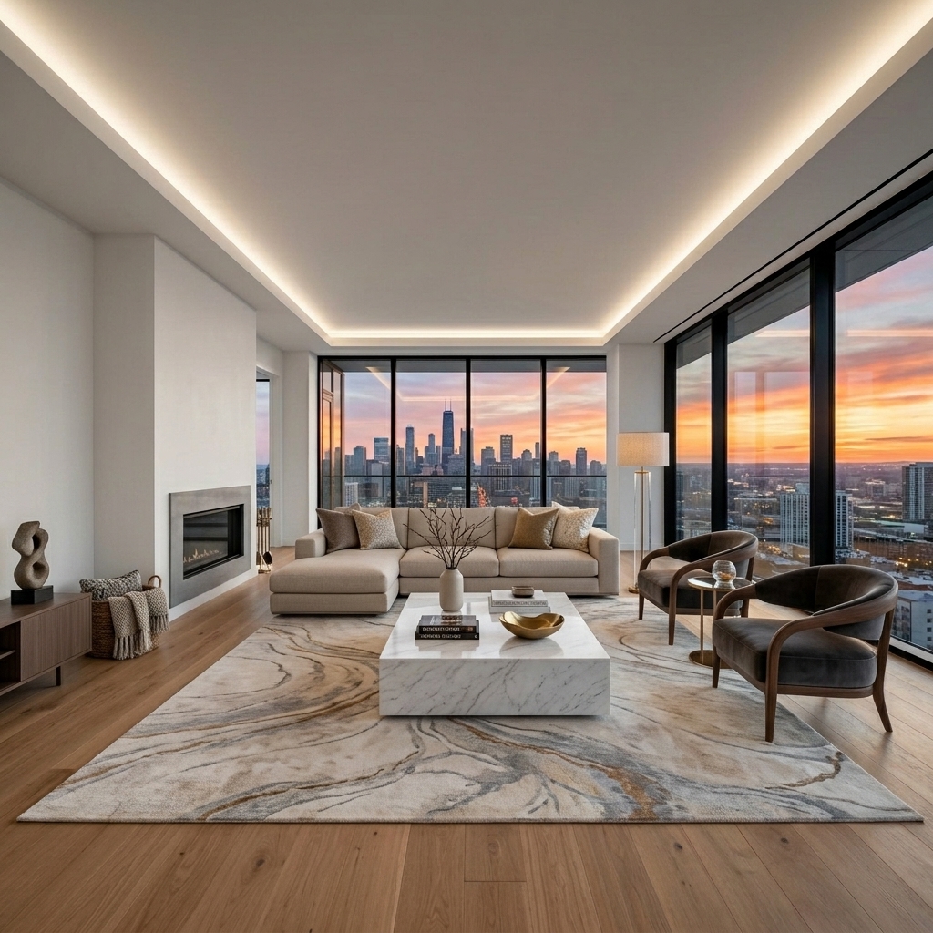 Virtually Staged Room